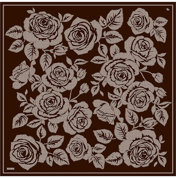 Armine Saf İpek Twill Eşarp 9645D 53 