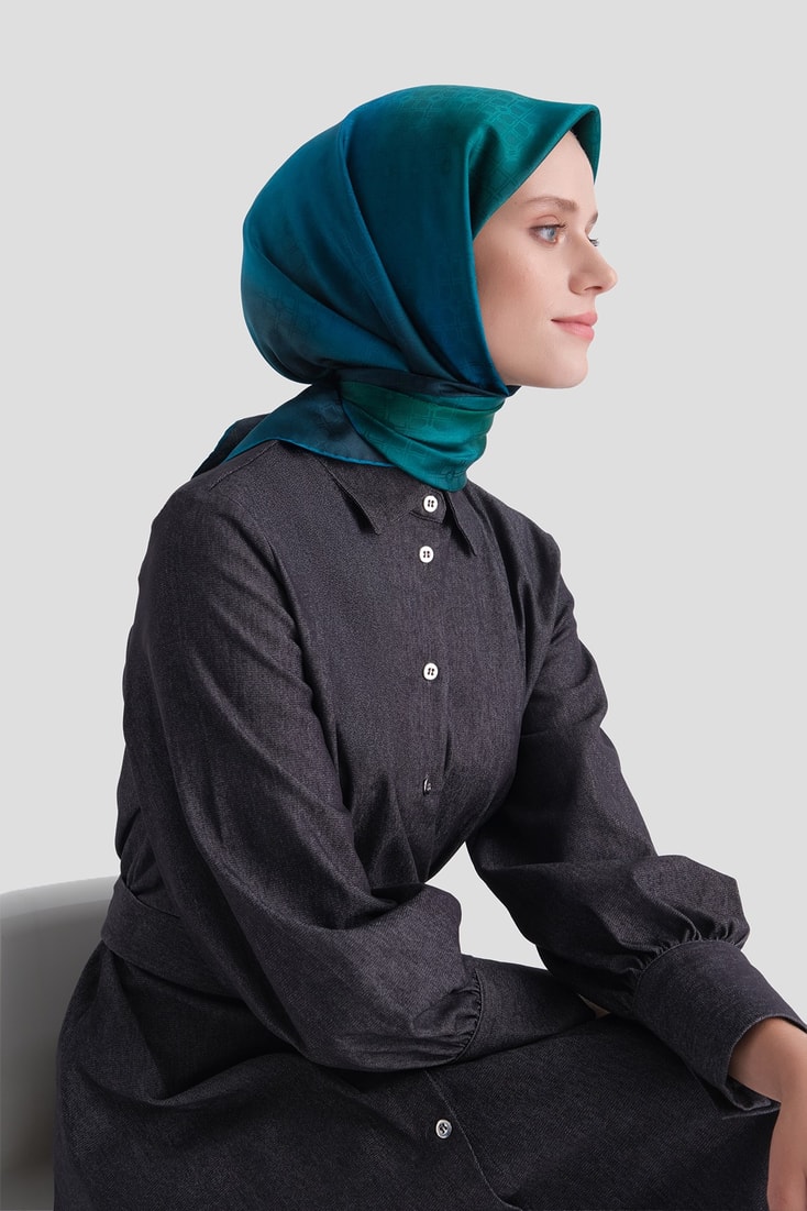 Armine Jakarlı İpek Eşarp 9647D 07 