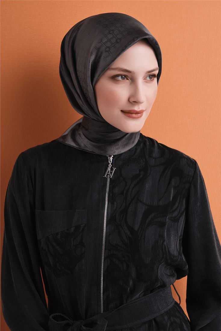 Armine Jakarlı İpek Eşarp 9647D 80 