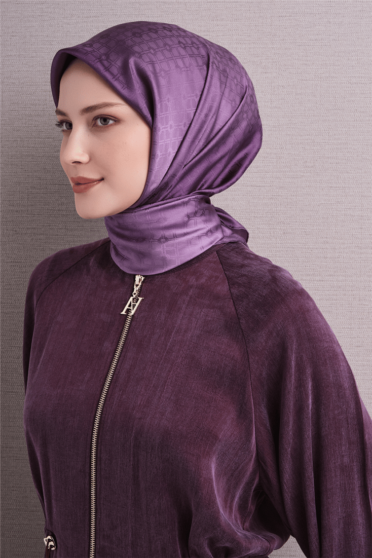 Armine Jakarlı İpek Eşarp 9647D 86 