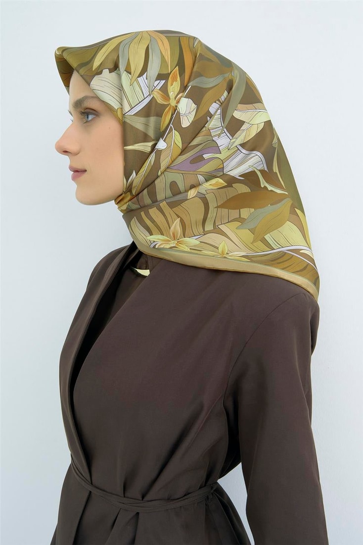 Armine  Saf İpek Twill Eşarp 9500D 50