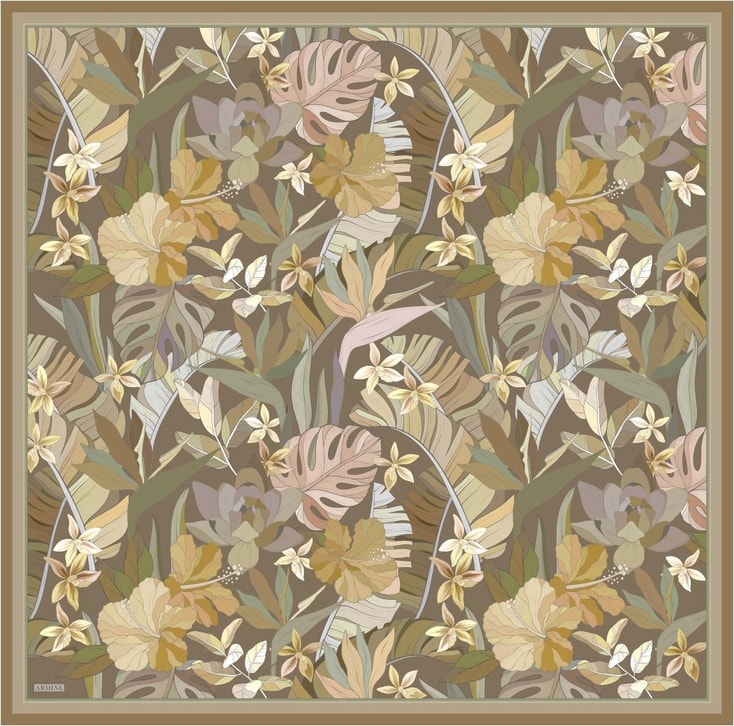 Armine  Saf İpek Twill Eşarp 9500D 50