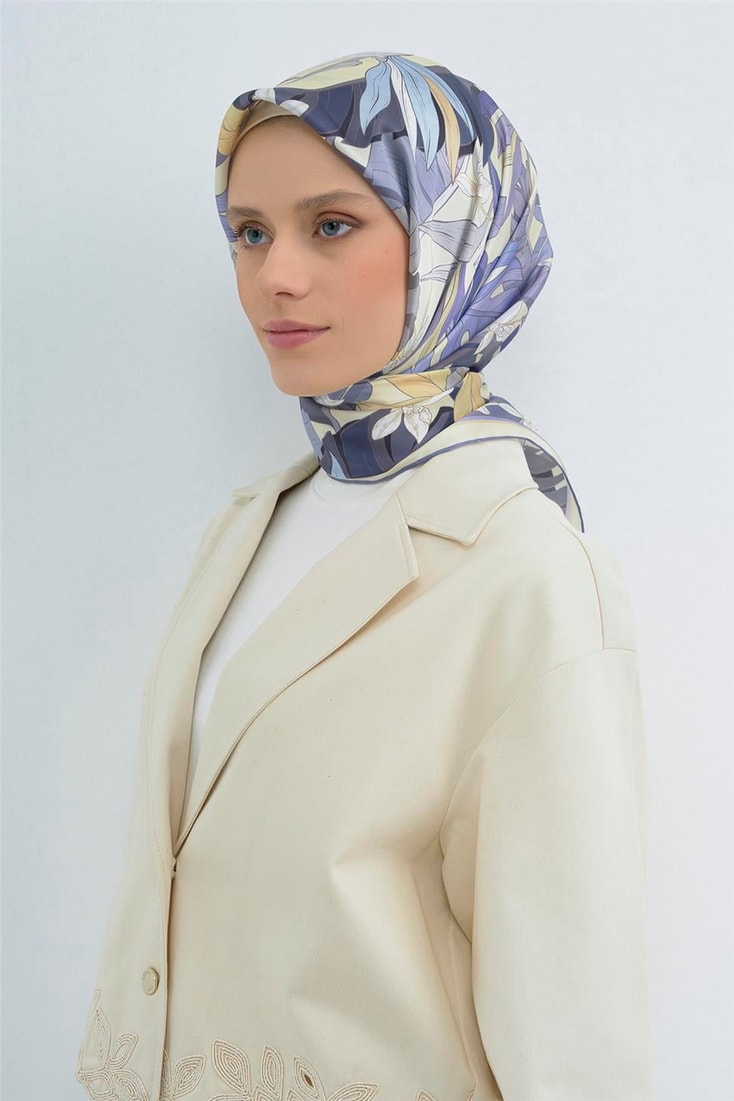 Armine  Saf İpek Twill Eşarp 9500D 85