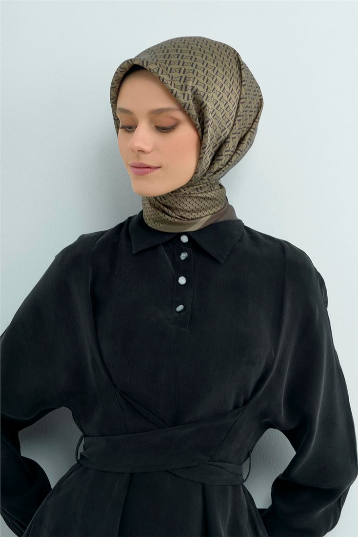 Armine  Saf İpek Twill Eşarp 9502D 55 