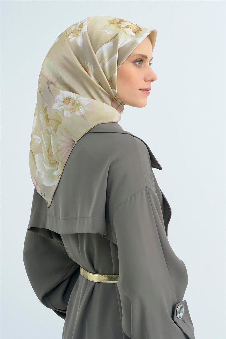 Armine Saf İpek Sura Eşarp 9505D 52 