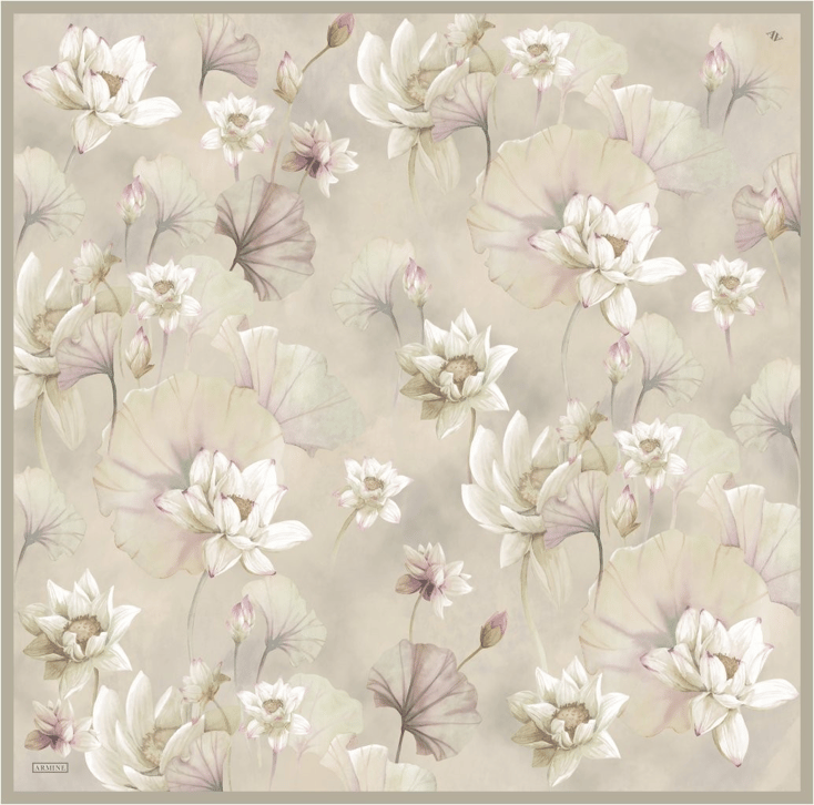 Armine  Saf İpek Twill Eşarp 9505D 52
