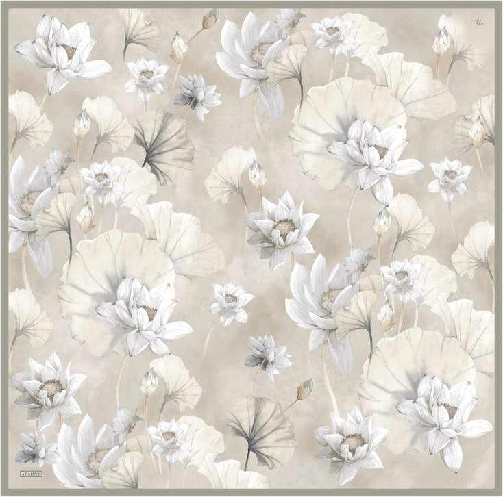 Armine  Saf İpek Twill Eşarp 9505D 84