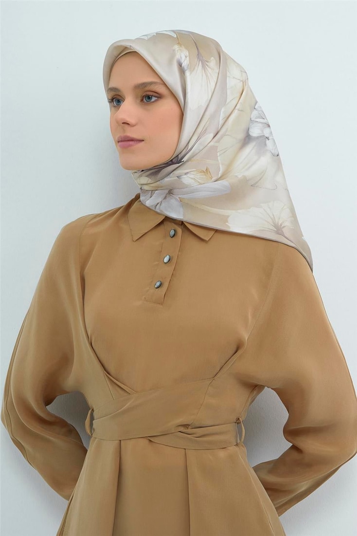 Armine  Saf İpek Twill Eşarp 9505D 84