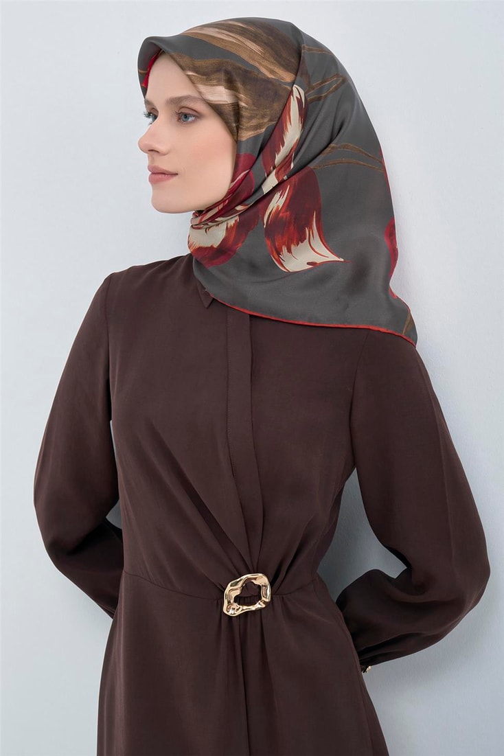 Armine  Saf İpek Twill Eşarp 9506D 85 