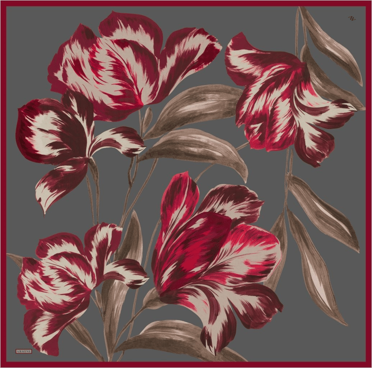 Armine  Saf İpek Twill Eşarp 9506D 85 