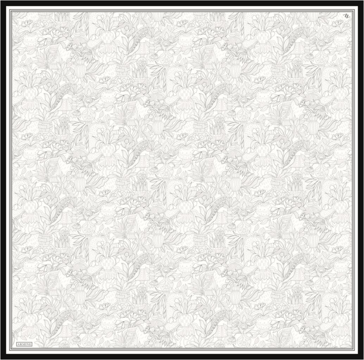 Armine  Saf İpek Twill Eşarp 9508D 01