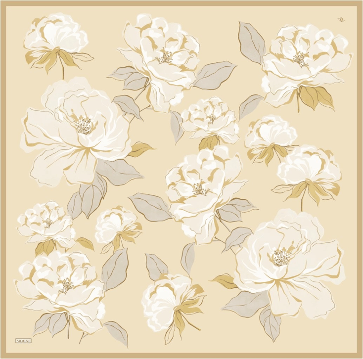 Armine  Saf İpek Twill Eşarp 9509D 07