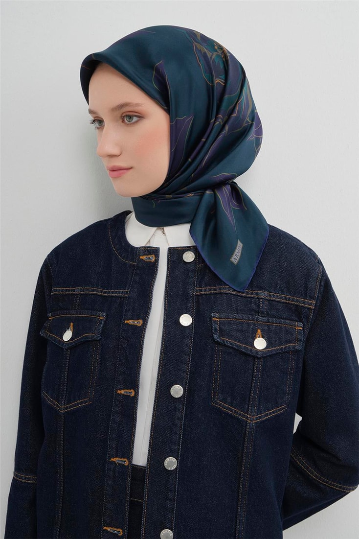 Armine  Saf İpek Twill Eşarp 9509D 50 
