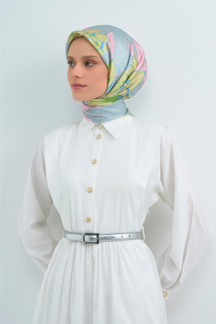 Armine  Saf İpek Twill Eşarp 9509D 80 
