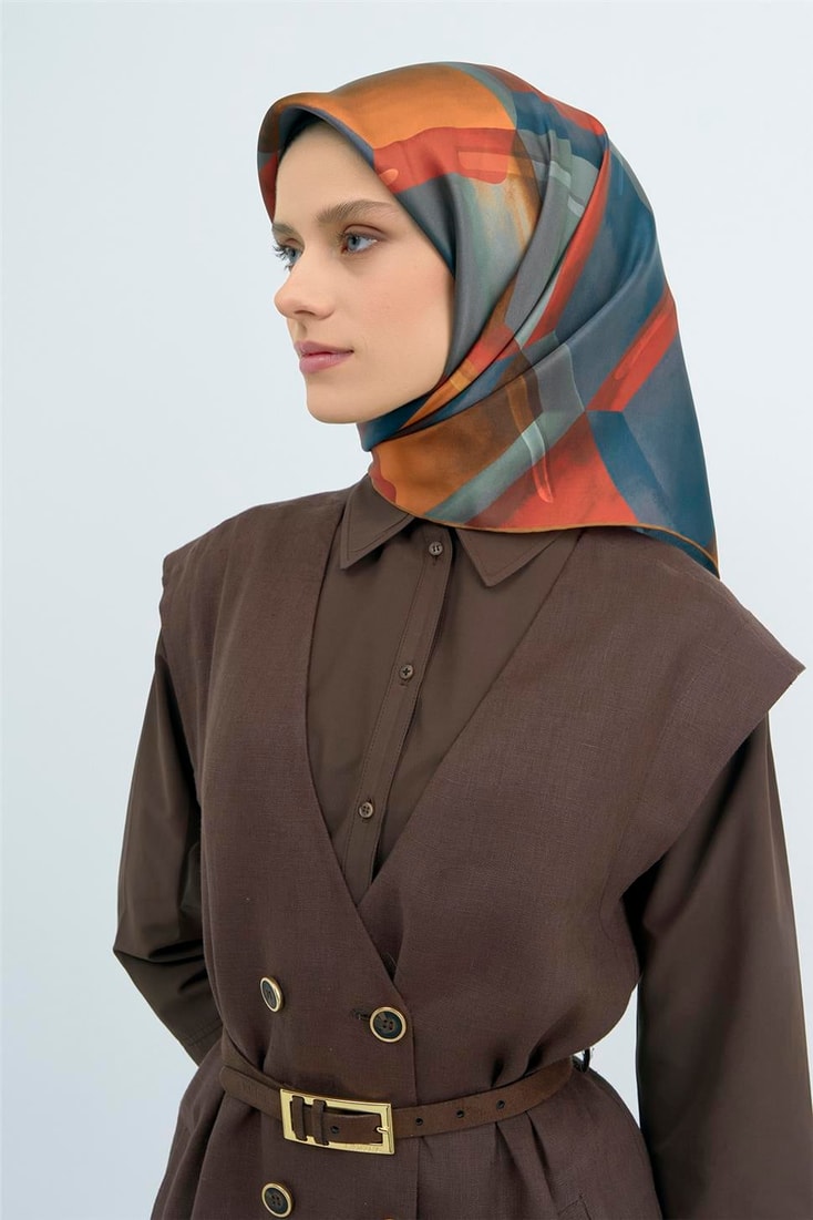 Armine  Saf İpek Twill Eşarp 9510D 83