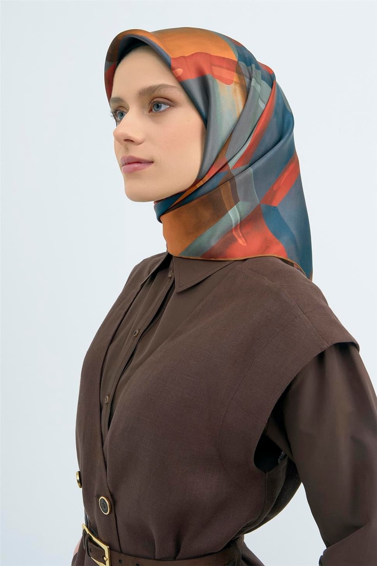 Armine  Saf İpek Twill Eşarp 9510D 83