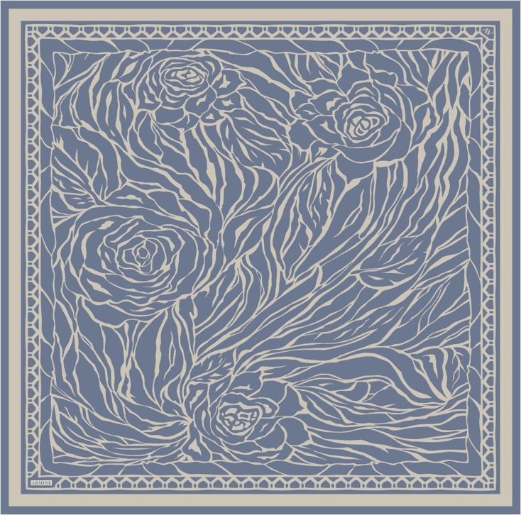 Armine  Saf İpek Twill Eşarp 9511D 58 