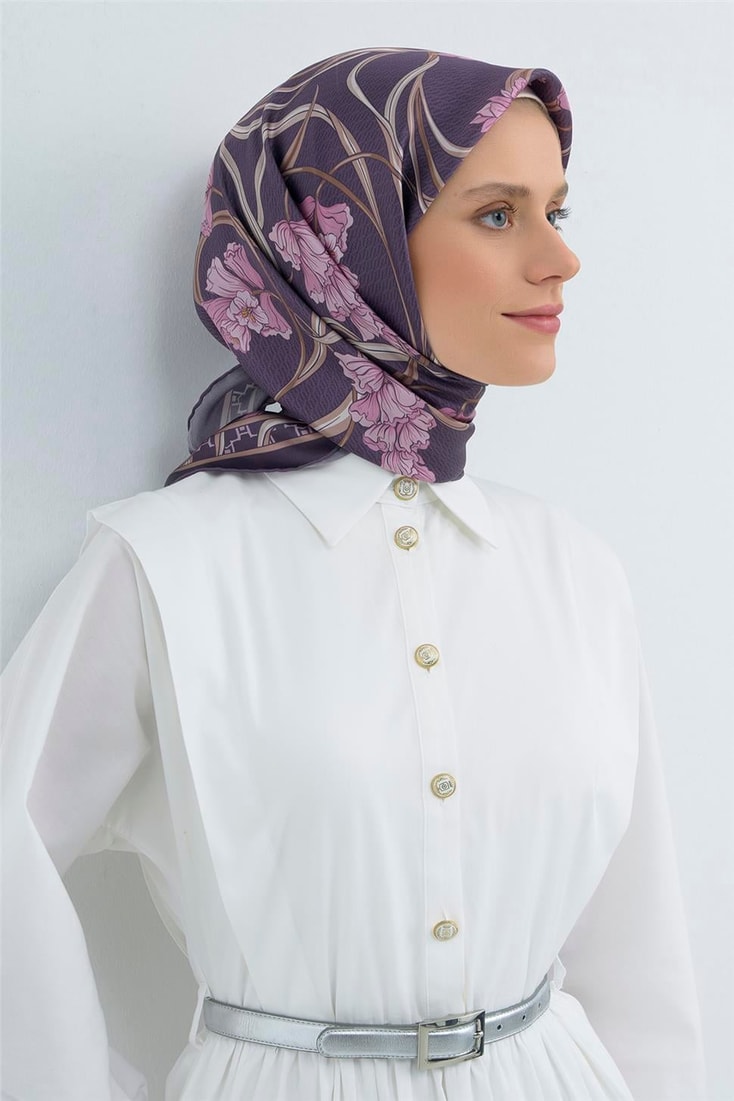 Armine  Saf İpek Sura Eşarp 9512D 07 