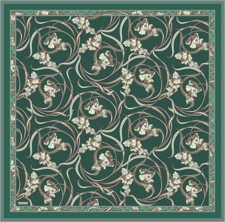 Armine  Saf İpek Twill Eşarp 9512D 51
