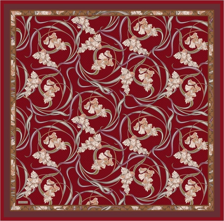 Armine  Saf İpek Twill Eşarp 9512D 53 