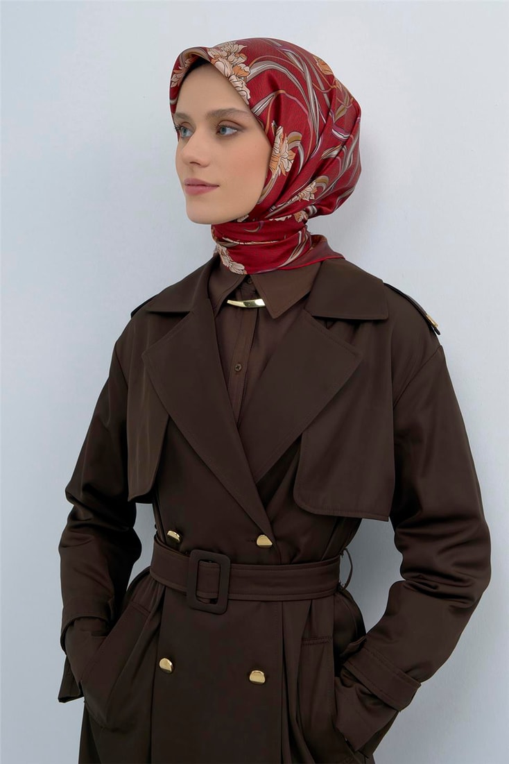 Armine  Saf İpek Twill Eşarp 9512D 53 