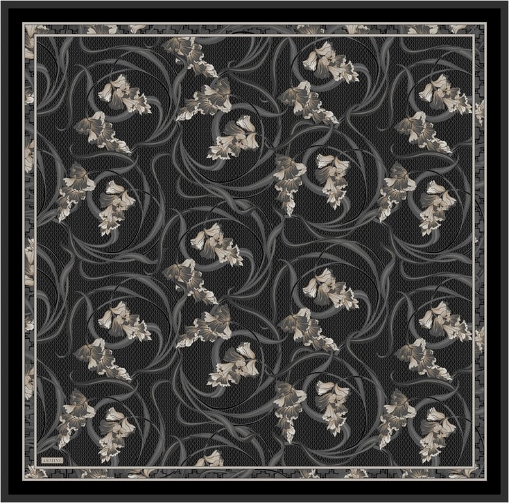Armine  Saf İpek Twill Eşarp 9512D 86 