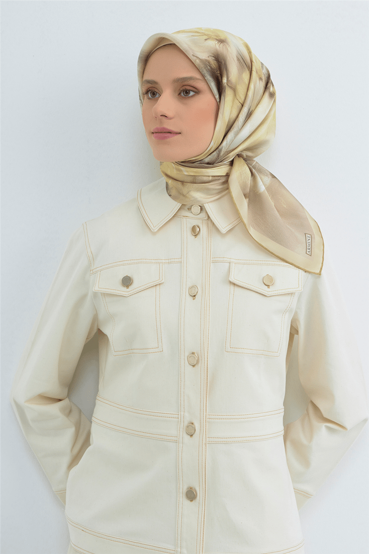 Armine Saf İpek Sura Eşarp 9515D 35 
