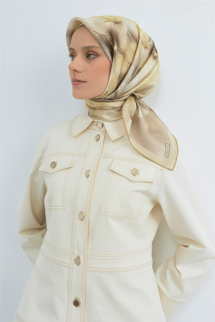 Armine Saf İpek Sura Eşarp 9515D 35 