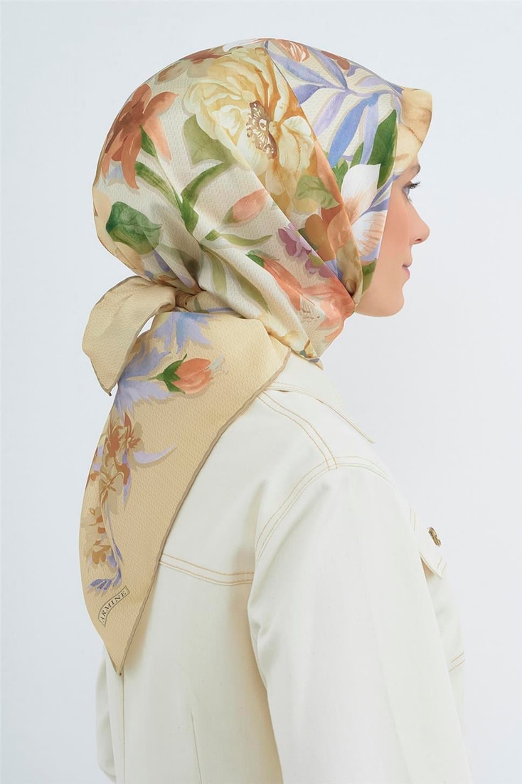 Armine  Saf İpek Sura Eşarp 9516D 03