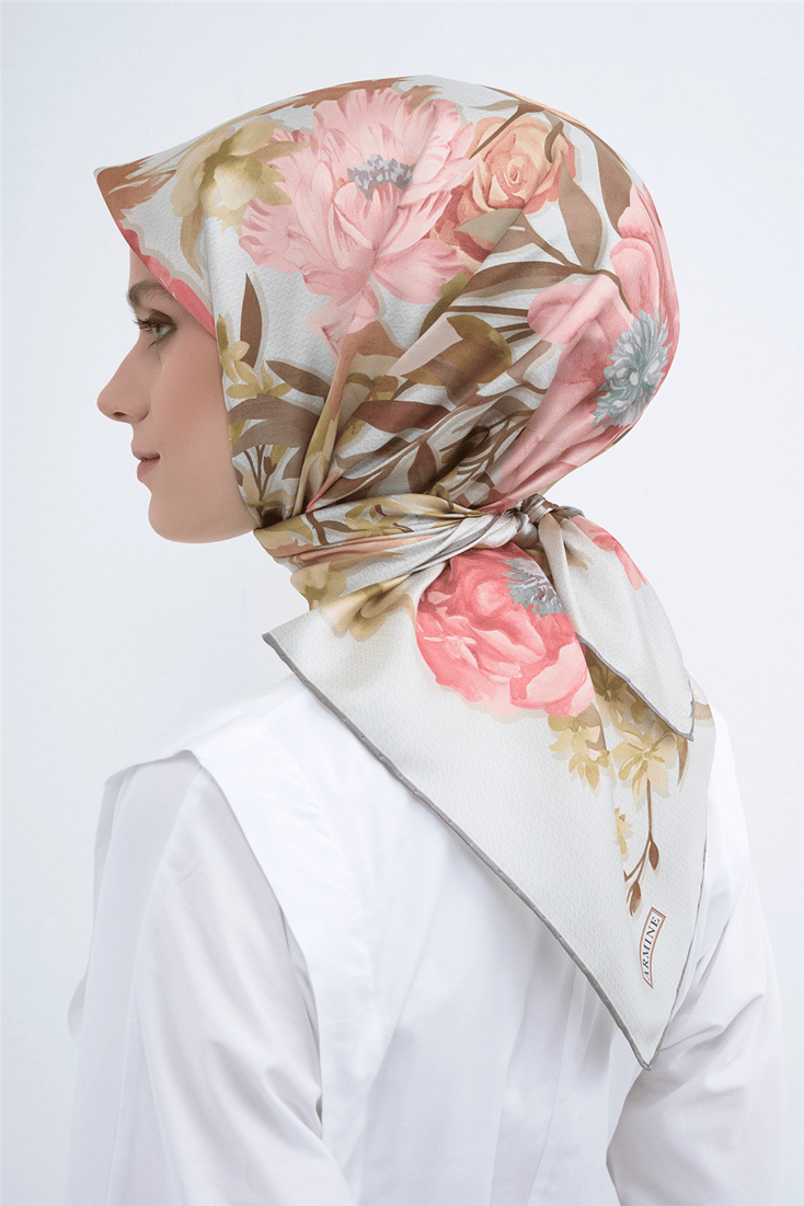 Armine  Saf İpek Twill Eşarp 9516D 38 