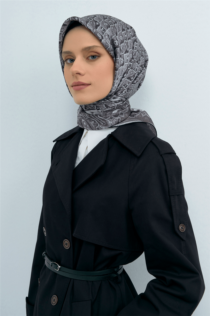 Armine Saf İpek Sura Eşarp 9518D 01 