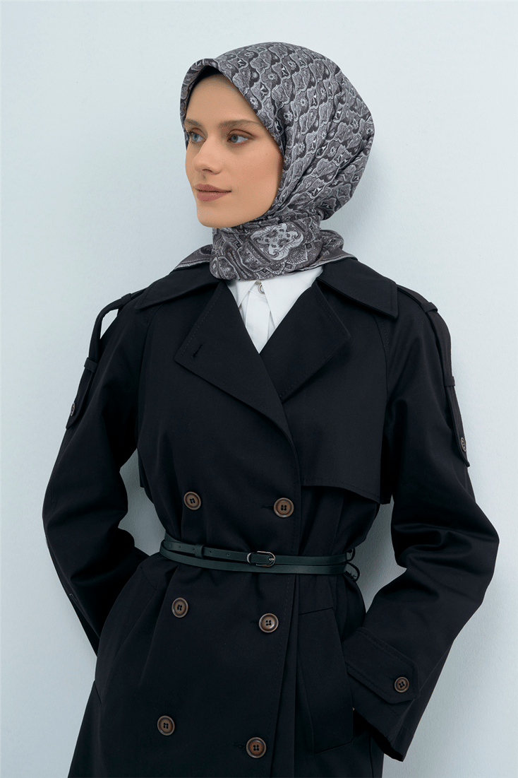 Armine Saf İpek Sura Eşarp 9518D 01 