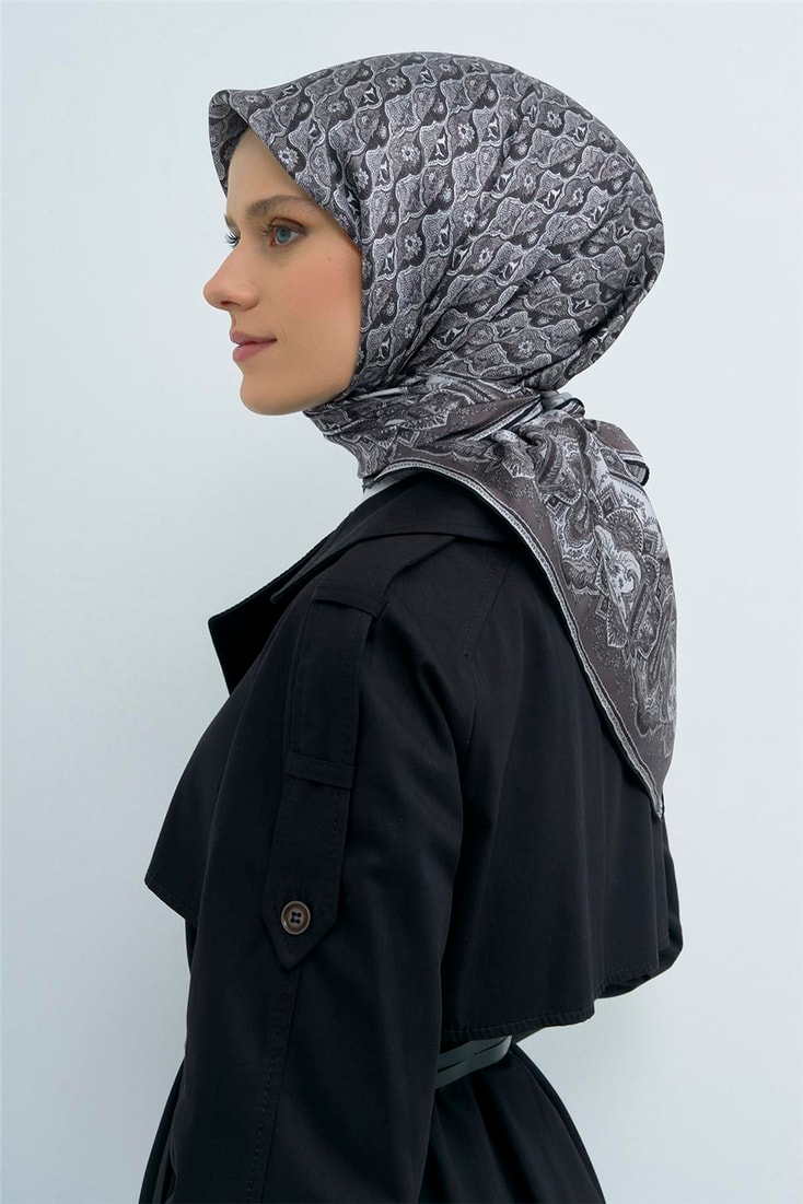 Armine  Saf İpek Twill Eşarp 9518D 01 