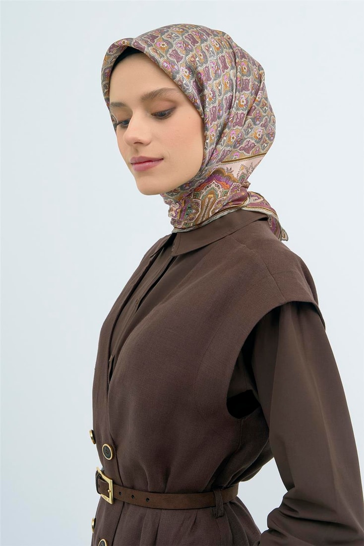 Armine  Saf İpek Twill Eşarp 9518D 32 