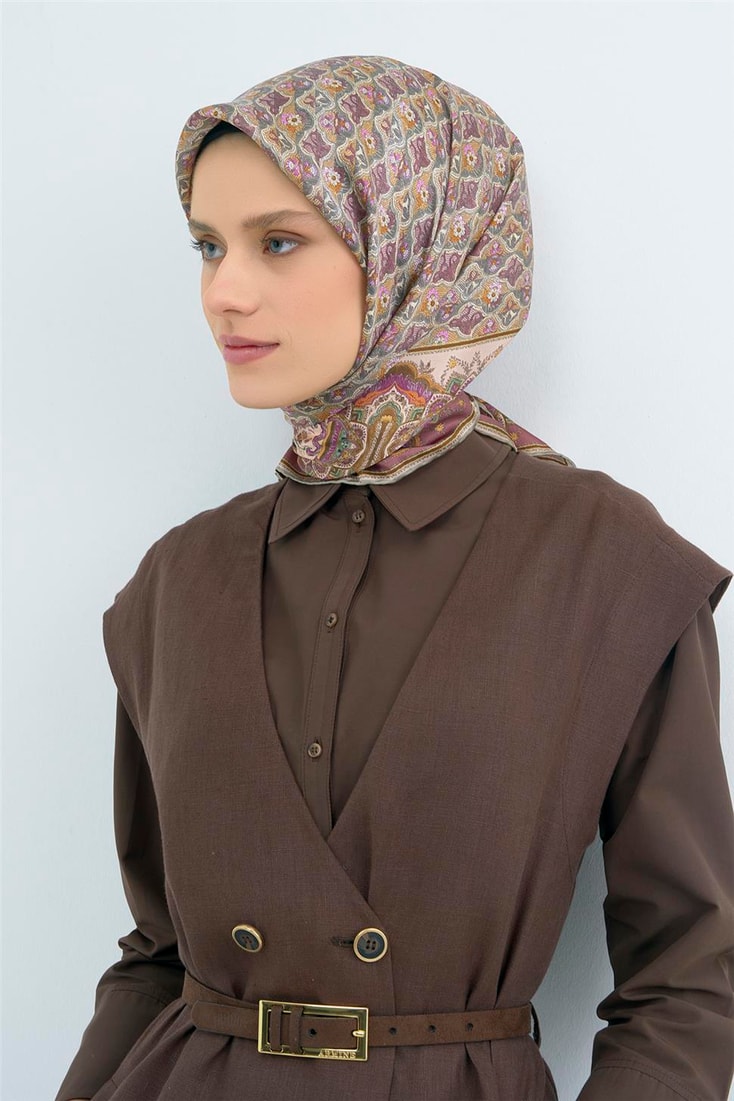 Armine  Saf İpek Twill Eşarp 9518D 32 