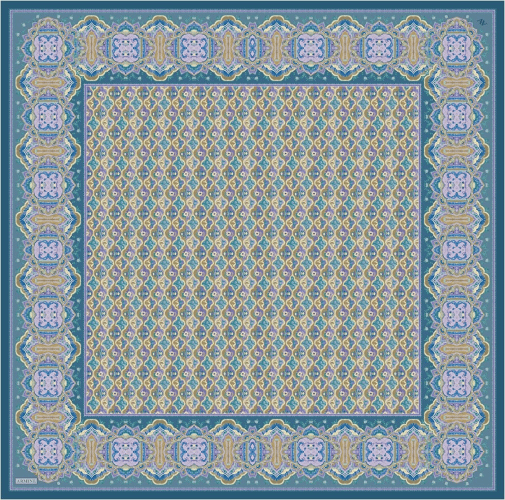 Armine  Saf İpek Twill Eşarp 9518D 80