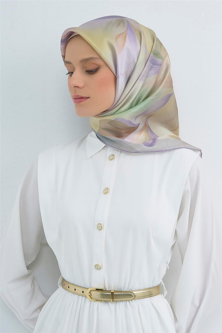 Armine Saf İpek Sura Eşarp 9519D 84 
