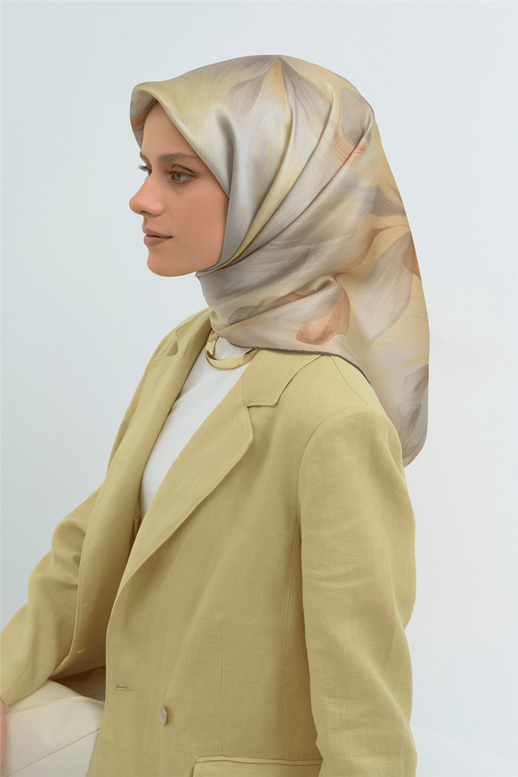 Armine Saf İpek Twill Eşarp 9519D 05 
