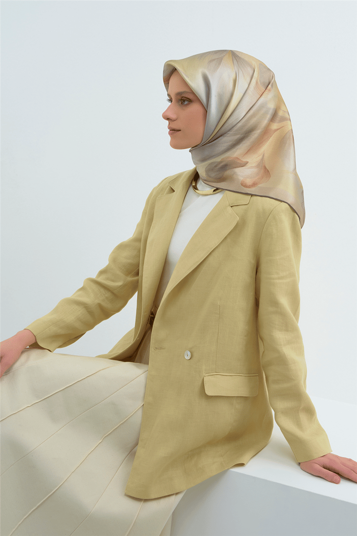 Armine Saf İpek Twill Eşarp 9519D 05 
