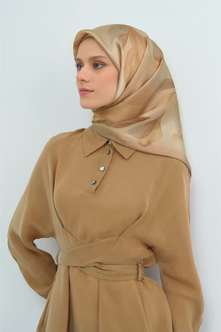 Armine Saf İpek Twill Eşarp 9519D 85 