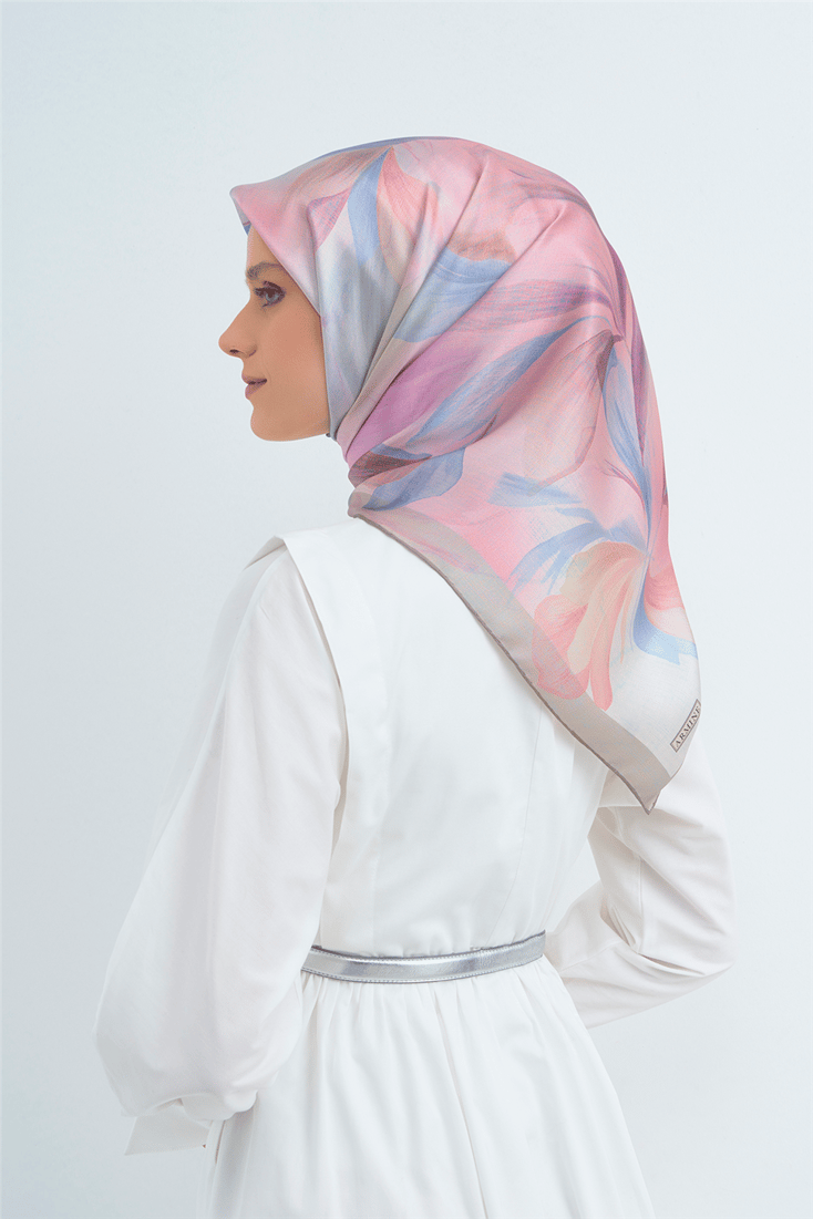 Armine Saf İpek Twill Eşarp 9519D 86 