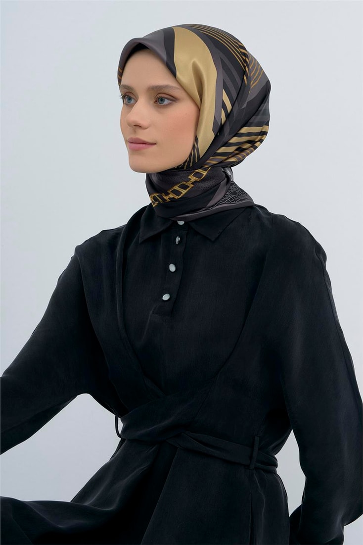 Armine  Saf İpek Twill Eşarp 9521D 84
