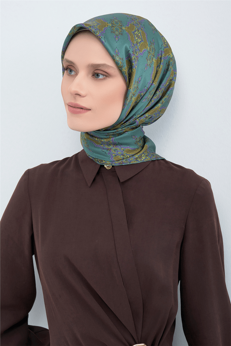 Armine  Saf İpek Twill Eşarp 9522D 80 