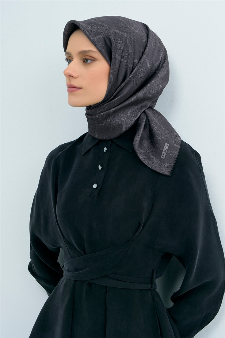 Armine  Saf İpek Twill Eşarp 9522D 81