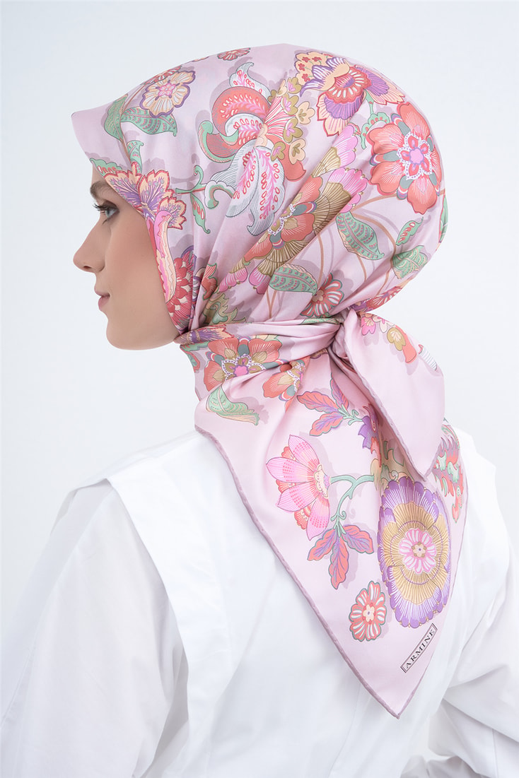 Armine  Saf İpek Sura Eşarp 9523D 06