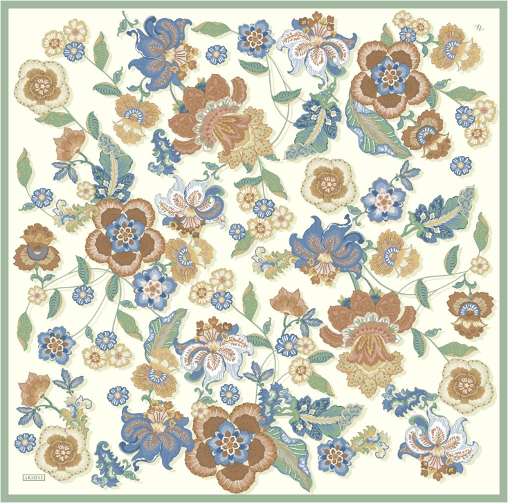 Armine  Saf İpek Sura Eşarp 9523D 52 