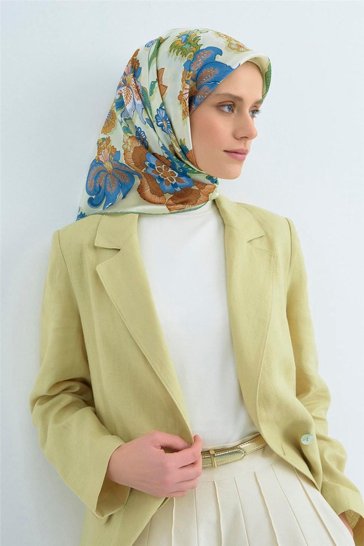 Armine  Saf İpek Sura Eşarp 9523D 52 