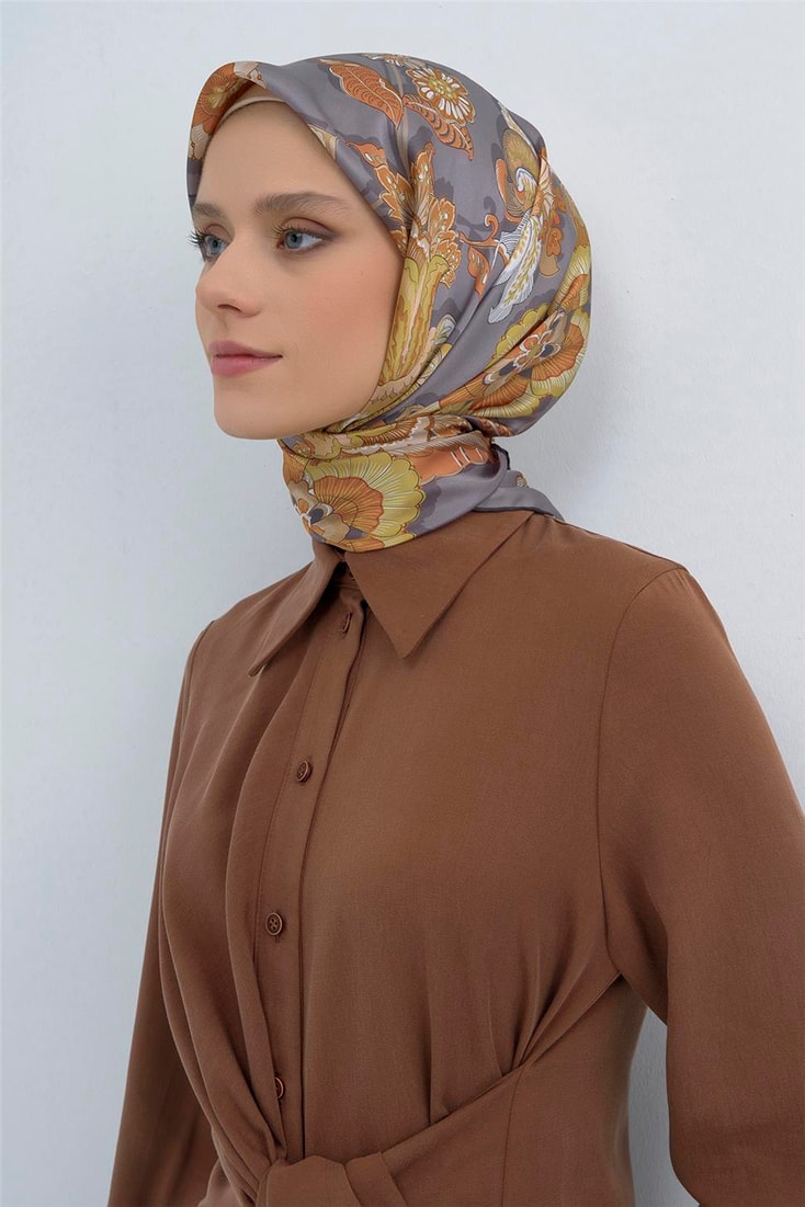 Armine  Saf İpek Sura Eşarp 9523D 53 