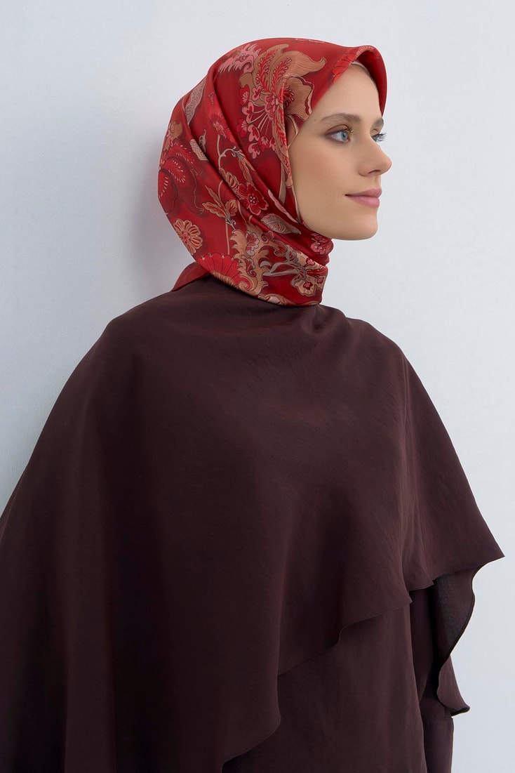 Armine  Saf İpek Twill Eşarp 9523D 03 