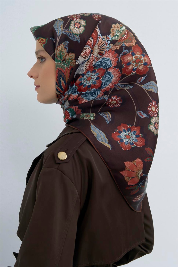 Armine  Saf İpek Twill Eşarp 9523D 07 